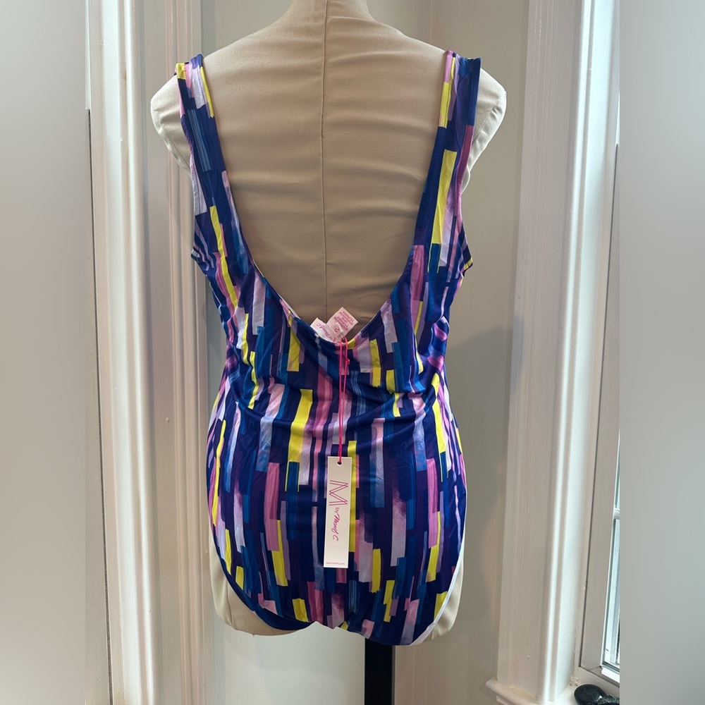 Colorful Geometric Abstract Bodysuit - Picture 3 of 7